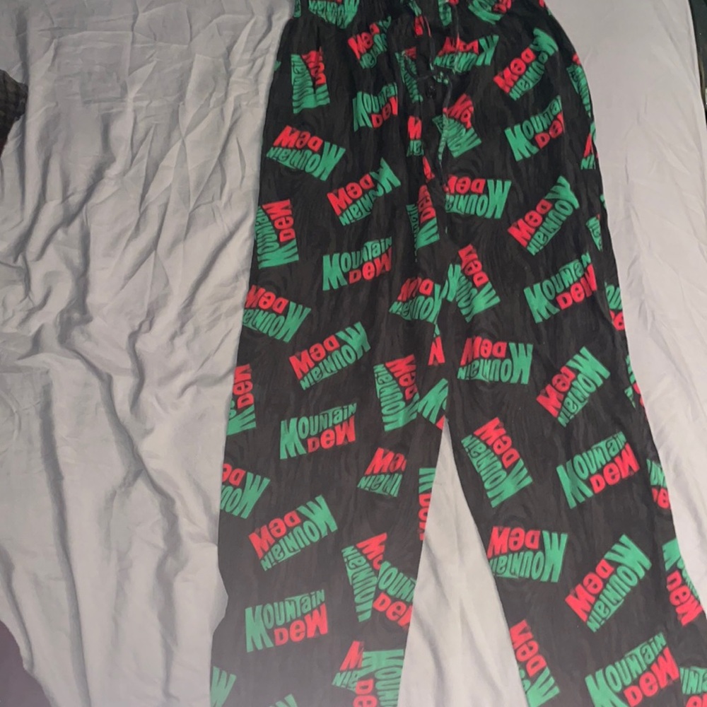 Lightly worn, MountainDew pj pants